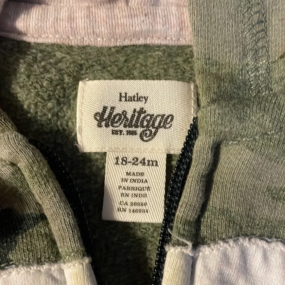 Hatley Heritage Camo fleece Bodysuit